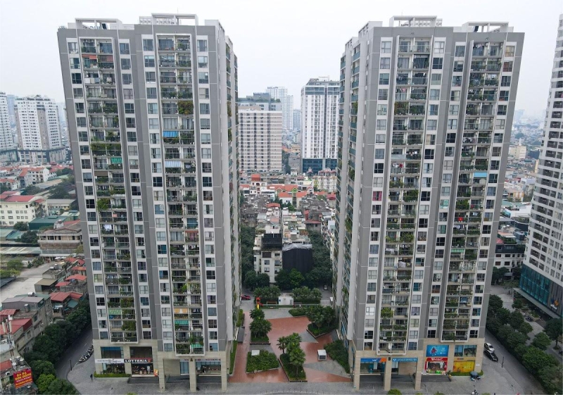 Thống Nhất Complex sở hữu vị trí mặt tiền ngay ngã tư giao cắt Nguyễn Tuân - Nguyễn Huy Tưởng